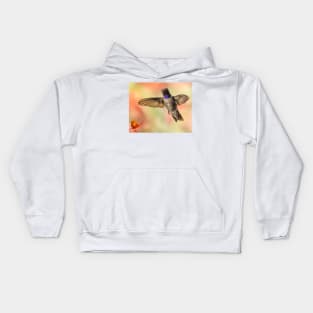 Black-chinned Hummingbird Kids Hoodie